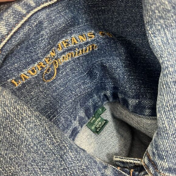 Ralph Lauren Jeans Co. Denim Jean Jacket size Small Casual Western Stretch Boho - Picture 13 of 13